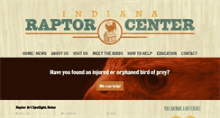 Desktop Screenshot of indianaraptorcenter.com